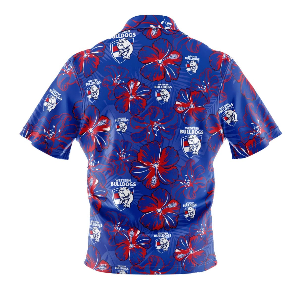 Western Bulldogs AFL Mens Hawaiian Shirt - Image 2