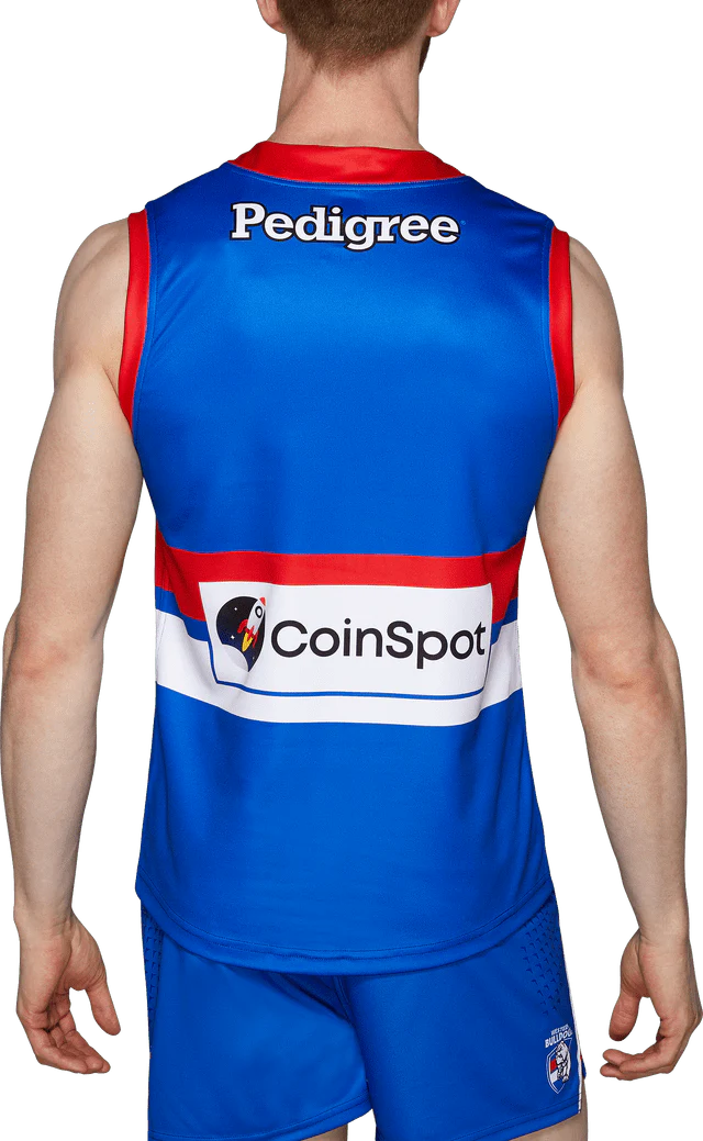 Western Bulldogs Mens AFL Mens Home Guernsey - Image 2