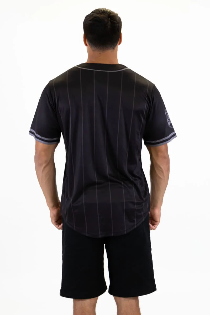 Western Bulldogs 2026 AFL Mens Blackout Baseball Shirt - Image 4