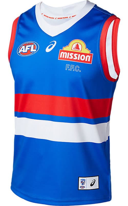 Western Bulldogs AFL Mens Home Guernsey