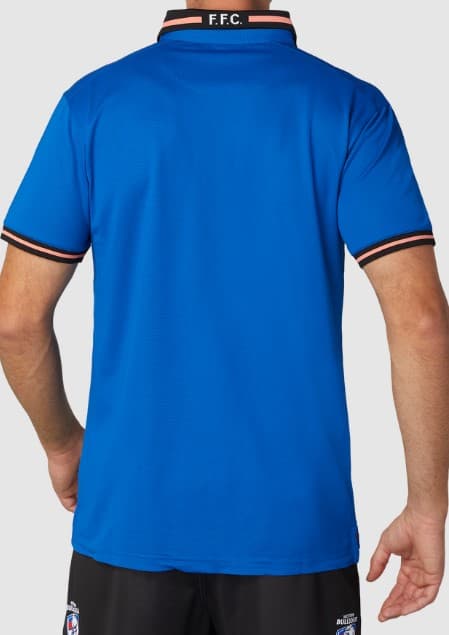 Western Bulldogs AFL Mens Media Polo Shirt - Image 3
