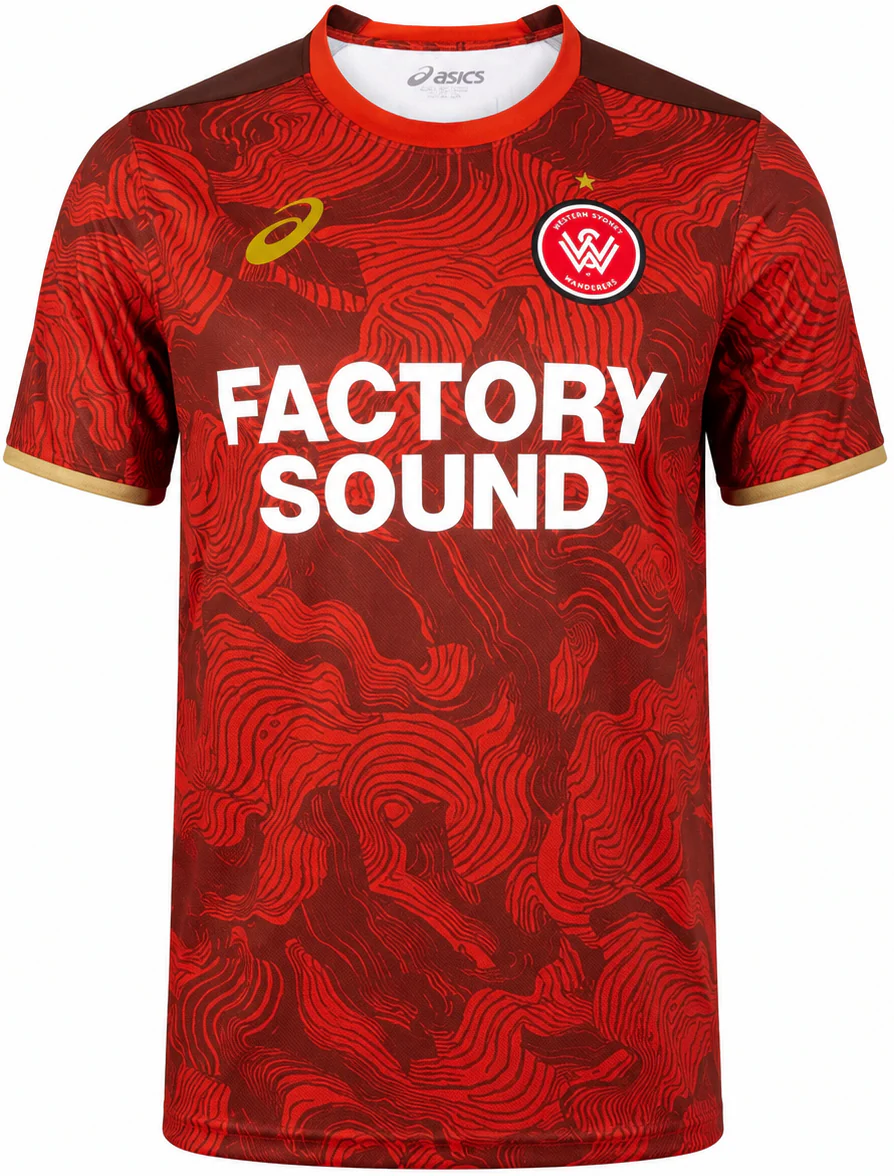 Western Sydney Wanderers 2026 Football Mens Warm Up Shirt