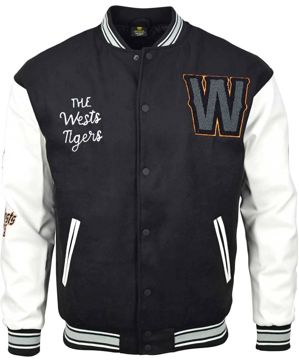 Wests Tigers NRL Mens Varsity Jacket ***OVERSIZE PRODUCT*** - Image 5