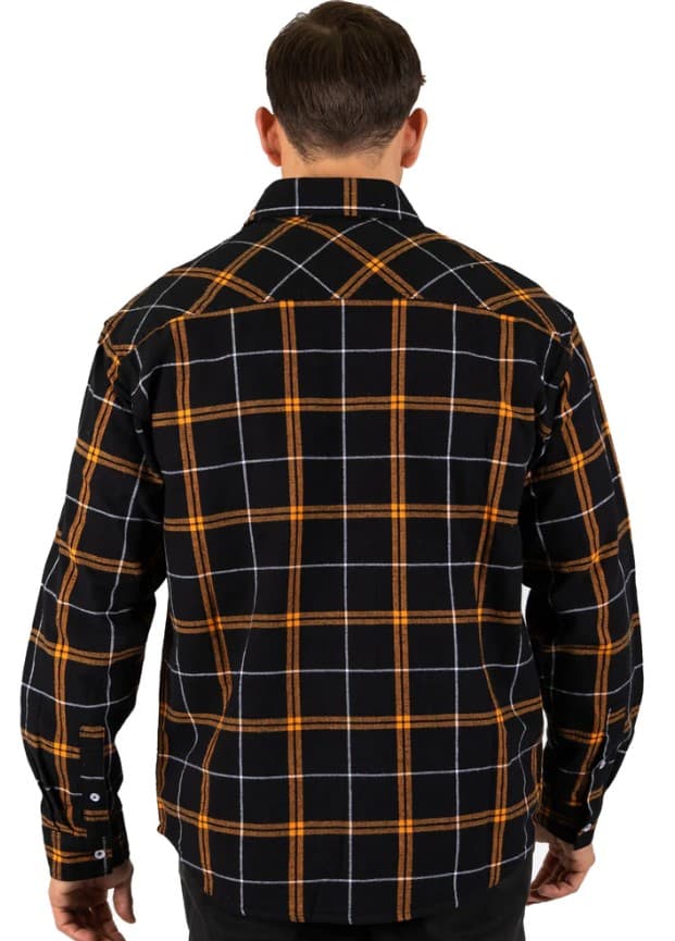 Wests Tigers NRL Mens Mustang Flannel Shirt - Image 2