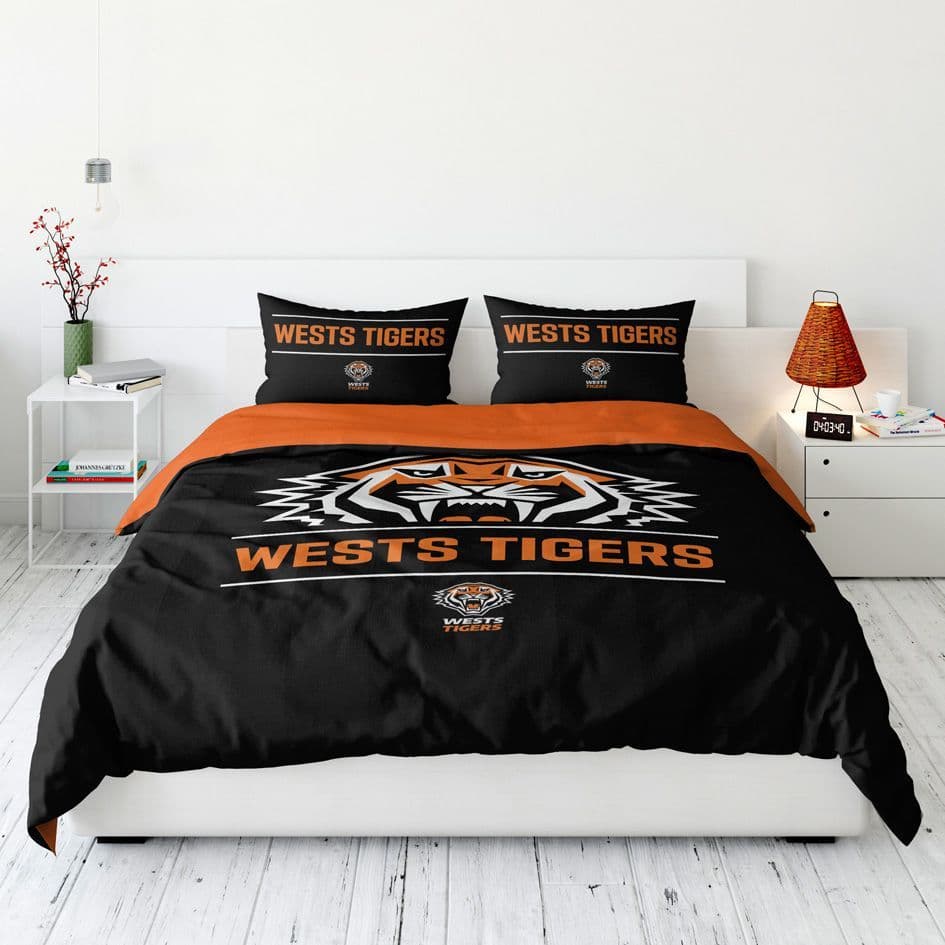 Wests Tigers 2026 NRL Double Quilt Set