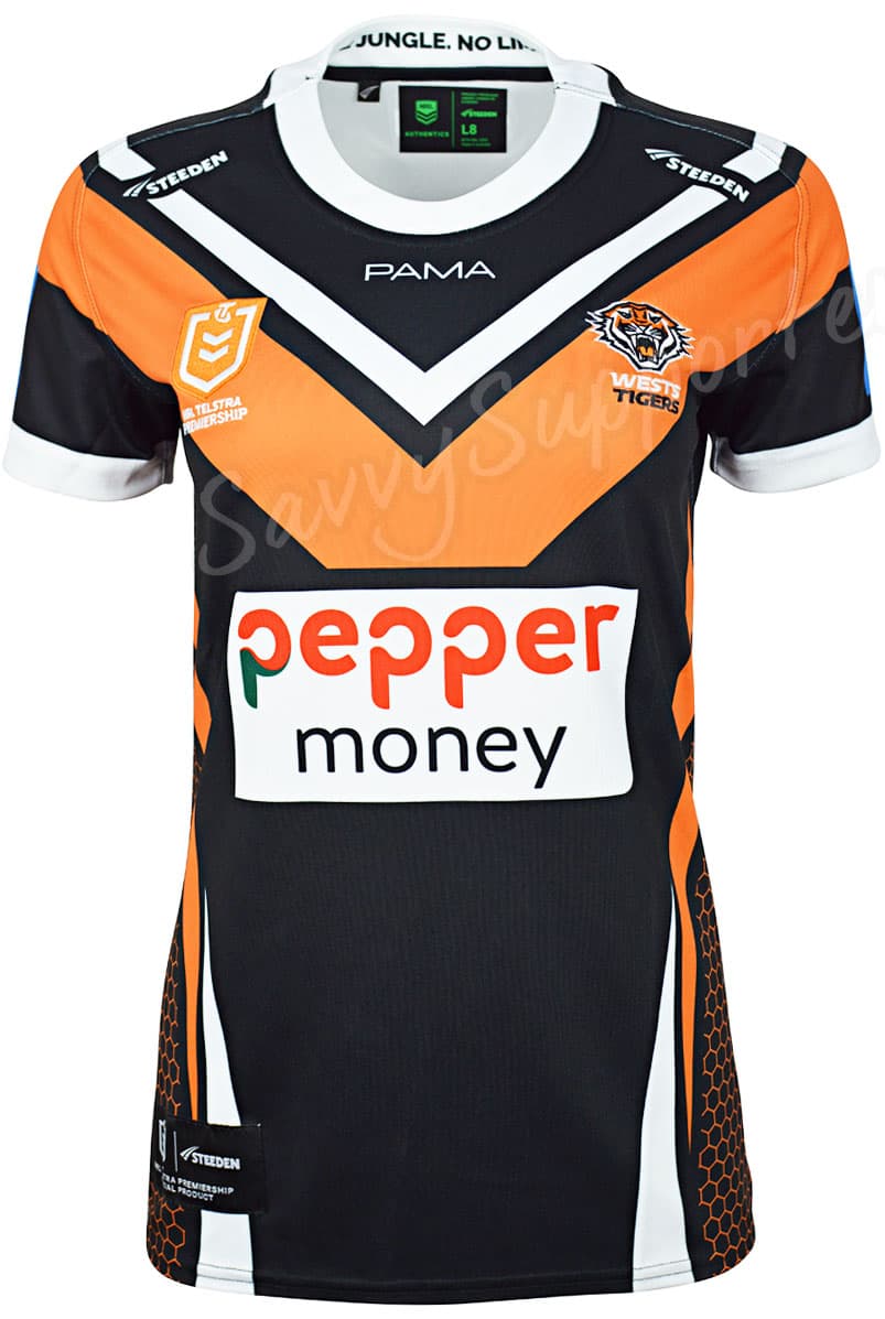 Wests Tigers 2025 NRL Ladies Home Jersey - Image 2