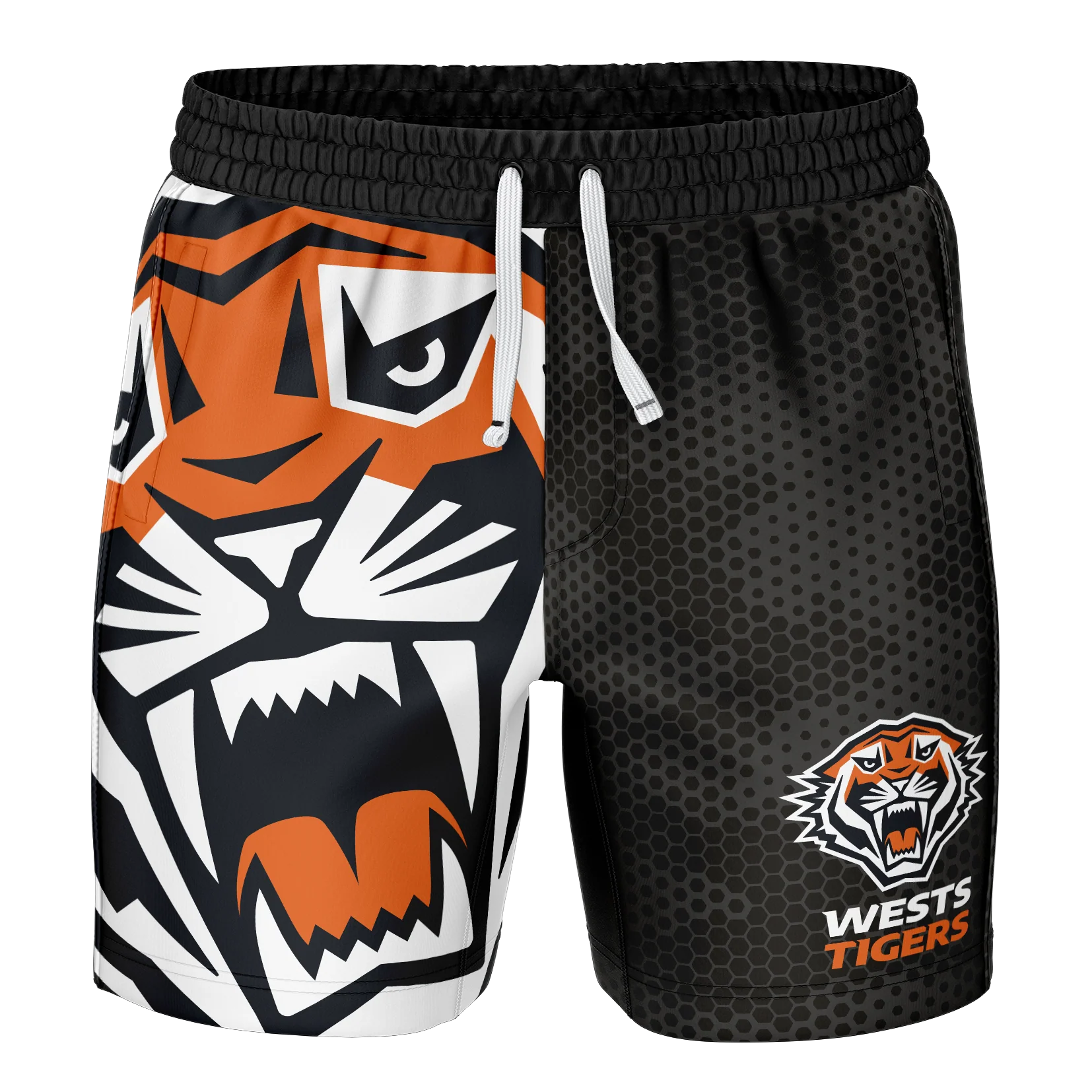 Wests Tigers 2026 NRL Mens Big Shot Volley Shorts