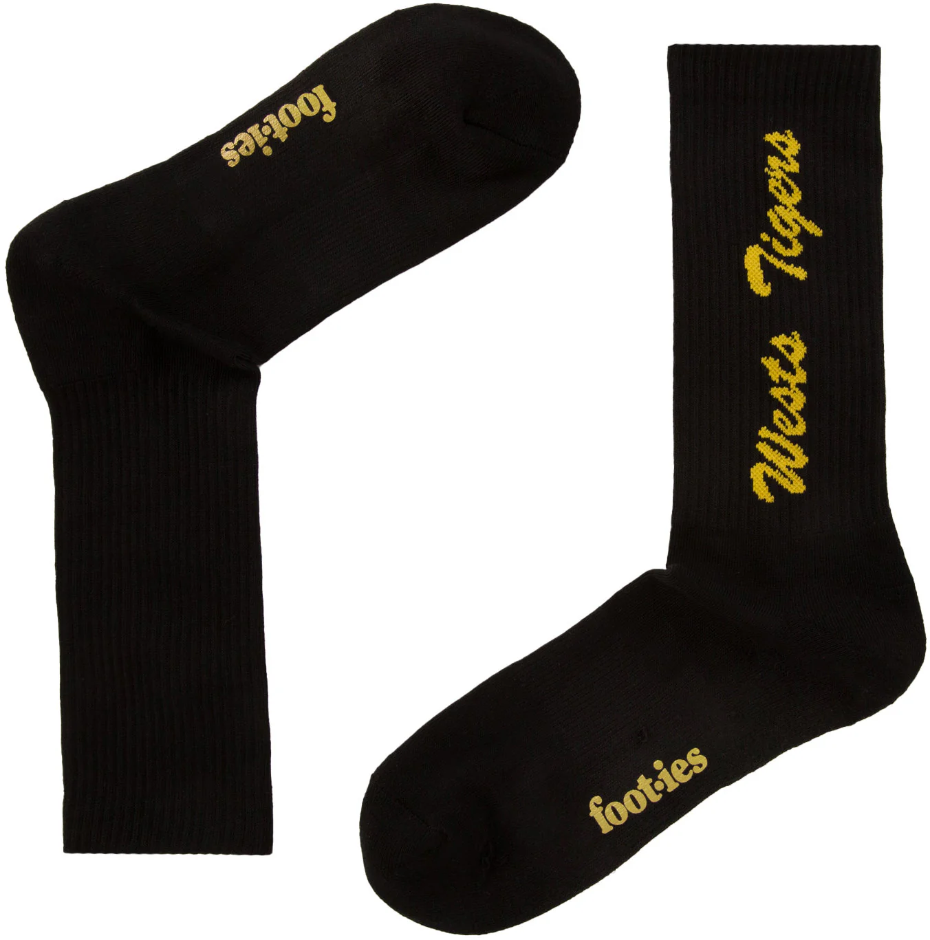 Wests Tigers 2026 NRL Mens Black Sneaker Sock 2 Pack Size 8-13 Mens - Image 4