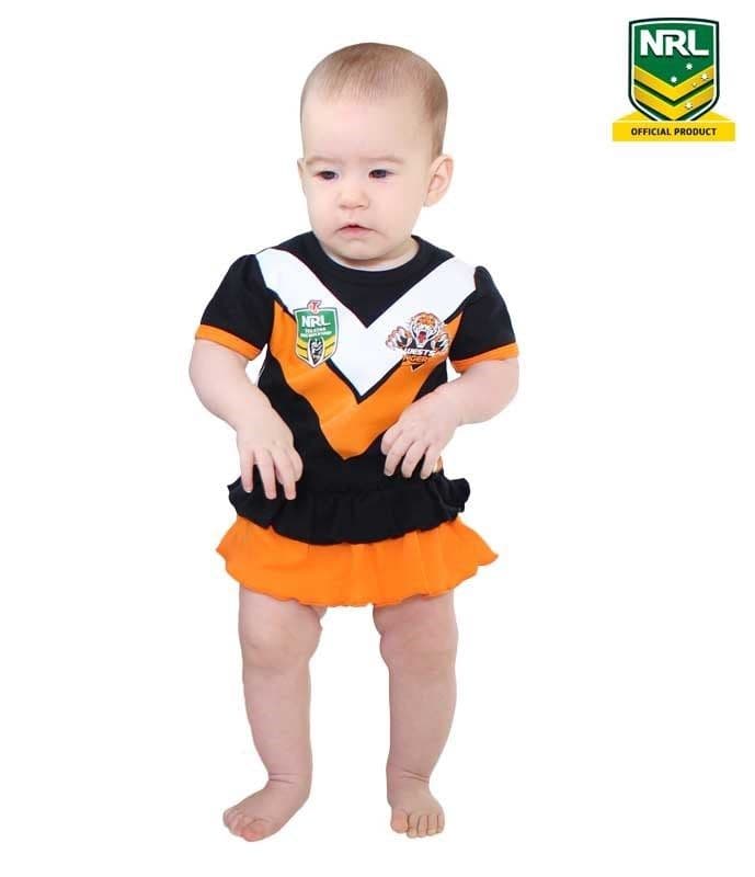 Wests Tigers NRL Toddler Girls Footysuit - Image 2