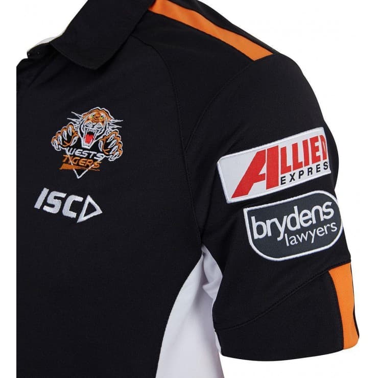 Wests Tigers NRL ISC Media Polo Shirt - Image 2
