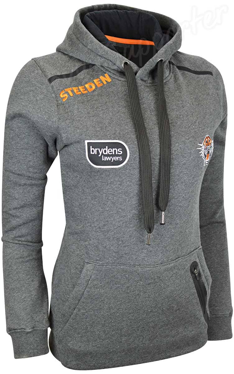 Wests Tigers NRL Ladies Players Fleece Hoody - Image 2